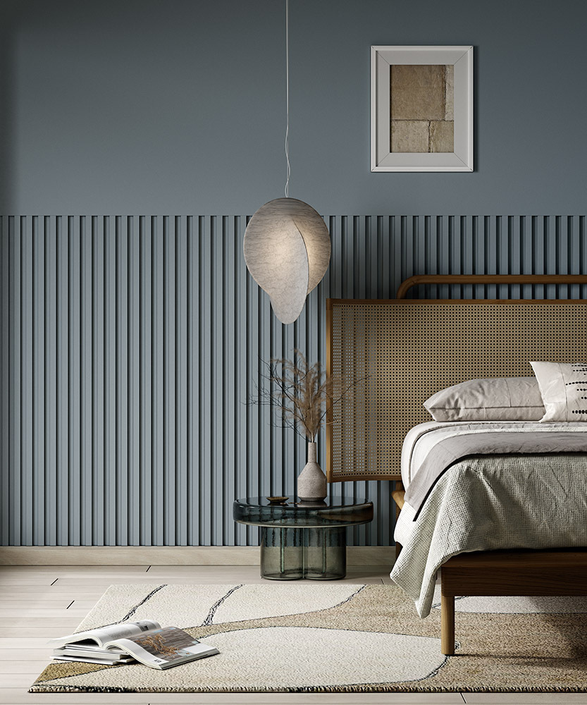 Плинтус МДФ Cosca Decor Экошпон WP07 Ясень Кристалл 2400×80×16 фото в интерьере